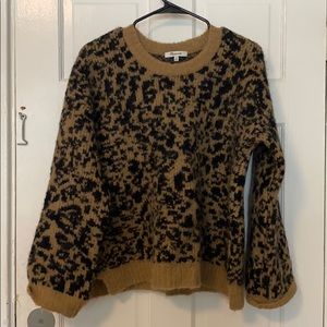 Madewell Leopard Sweater Size XS Excellent!